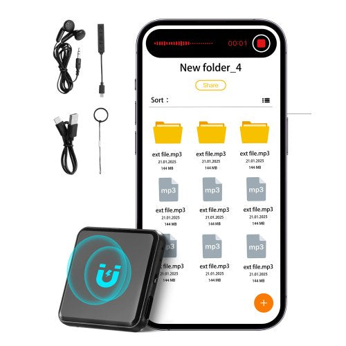 Mini-Digital-Sprachaufzeichnungsgerät mit magnetischem Aufnahmegerät zum Zuhören