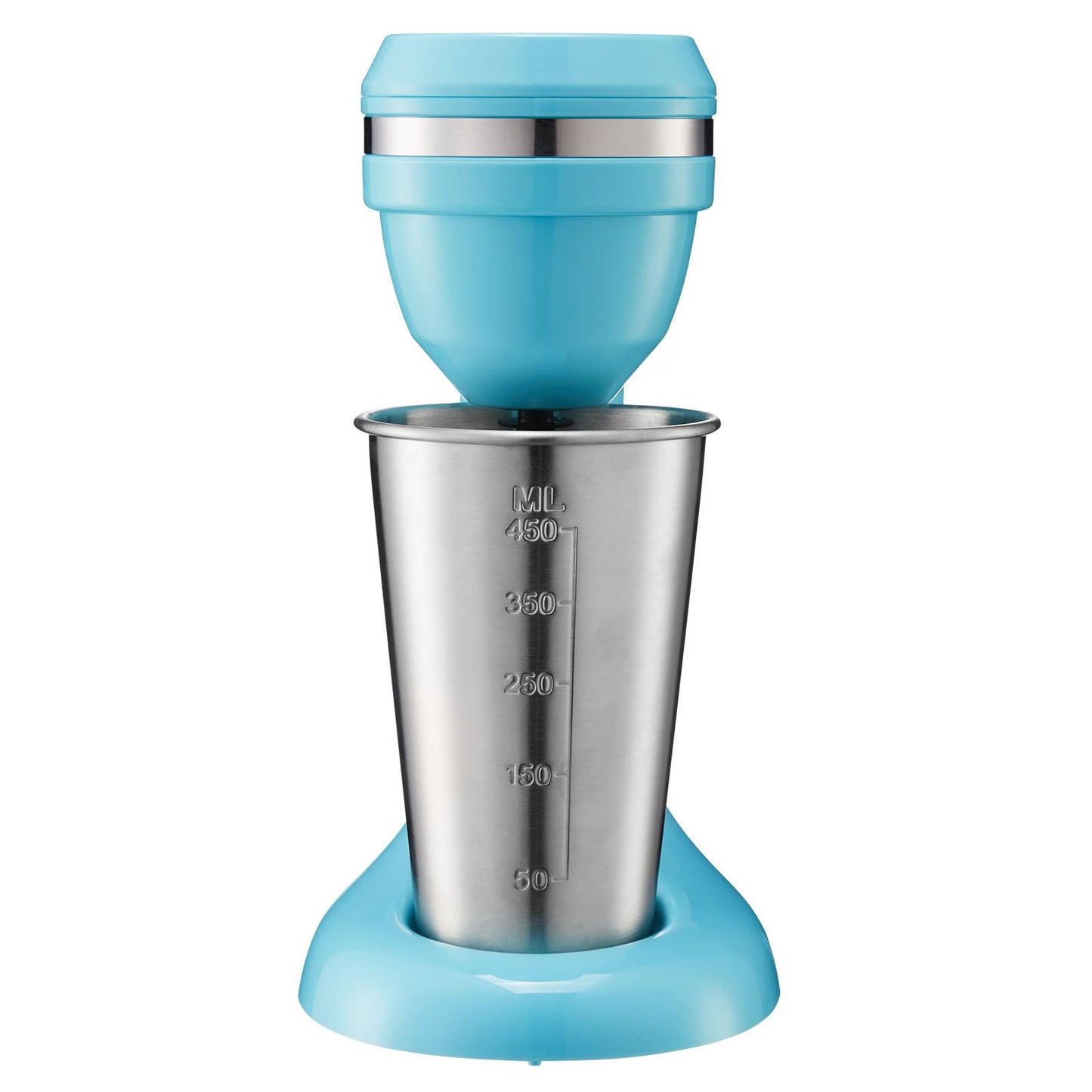 Milkshake Maker, 100W Milk Shake Maker Mixer, Single Head Drink Mixer Blender Machine, Dual-Speed Adjustment Milkshake Blender with Stainless Steel Cup, for Home, Kitchen, Bar & Beverage Shop