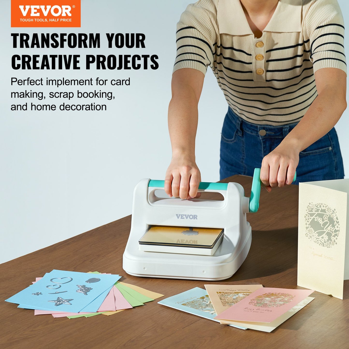 Manuelle Stanz- und Prägemaschine, 15,2 cm Öffnung, für Kunsthandwerk, Scrapbooking