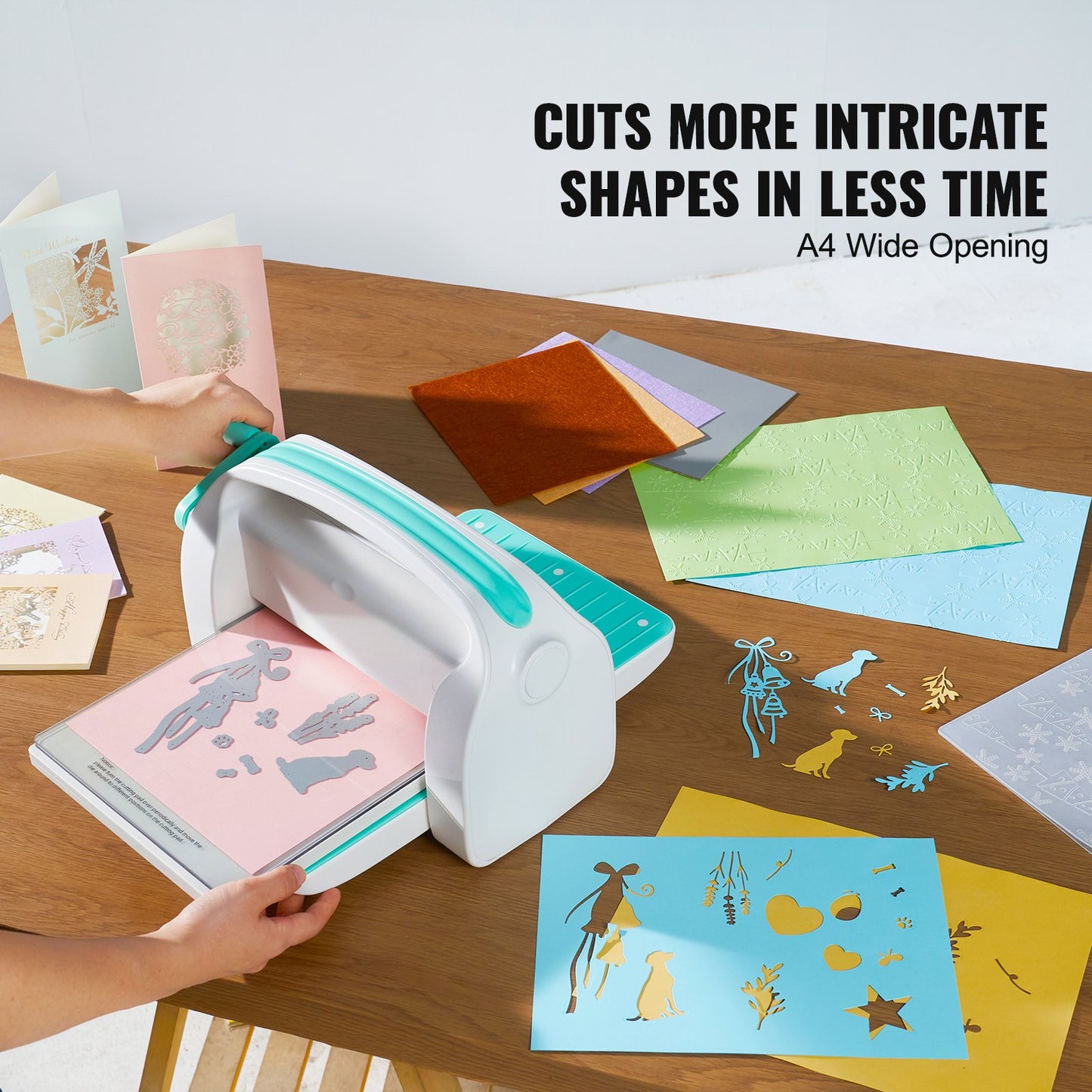 Manuelle Stanzmaschine, 22,9 cm Öffnung, für Kunsthandwerk, Scrapbooking