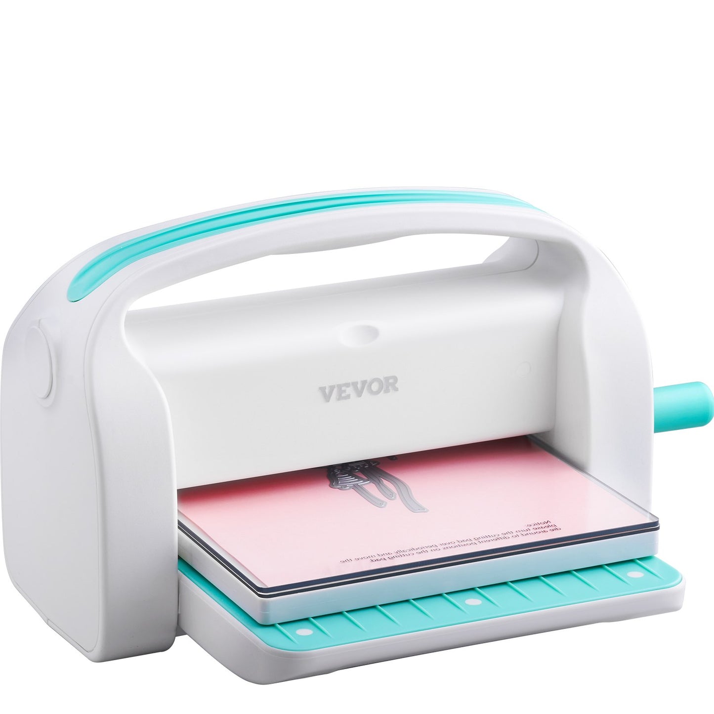 Manual Die Cutting & Embossing Machine, Portable Cut Machines, 9 inch Opening Scrapbooking Machine Full Kit Included, For Arts & Crafts, Scrapbooking, Card Making and Crafting, White