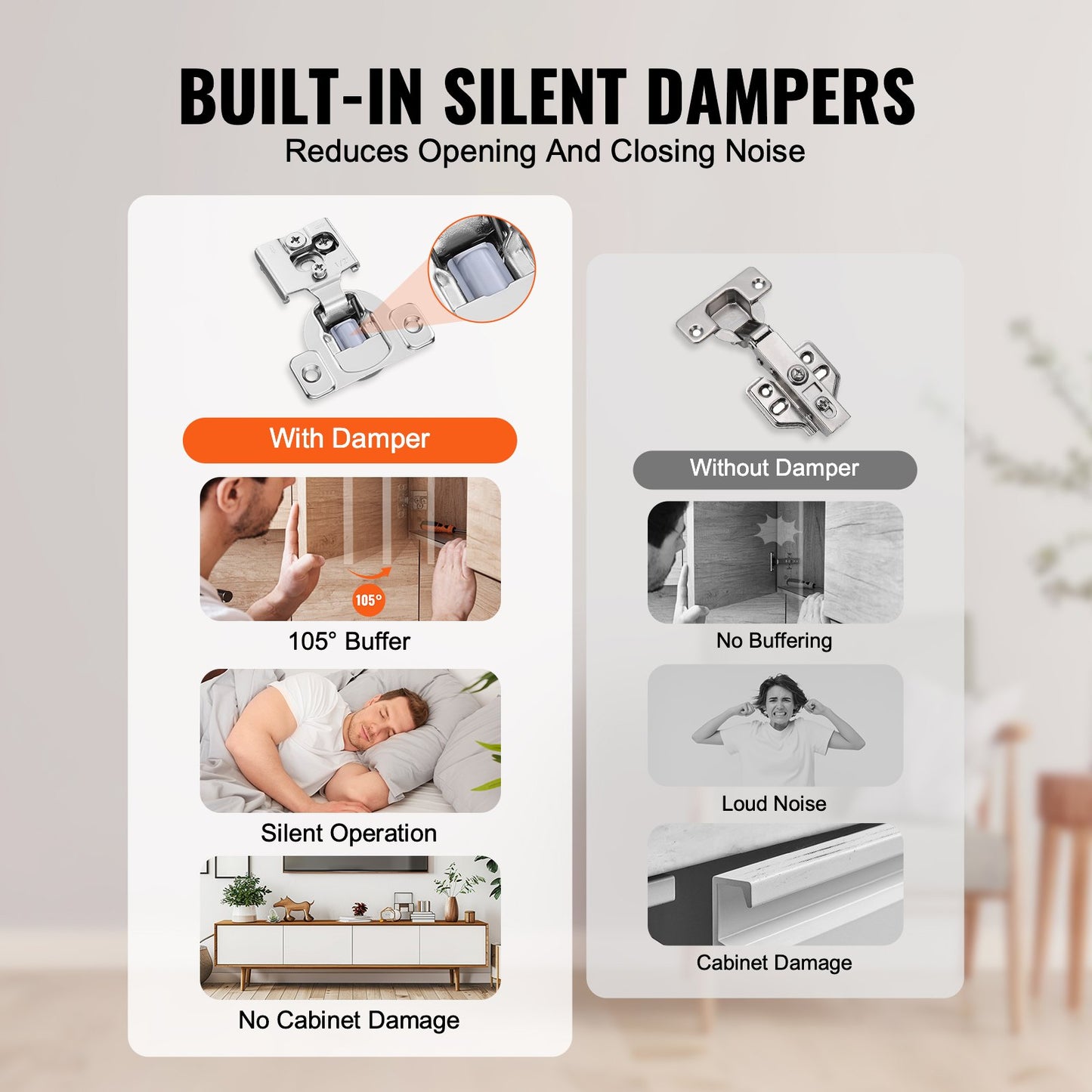 Skåpdörrgångjärn 30-pack Partiell Overlay Soft Close för Ramtyp