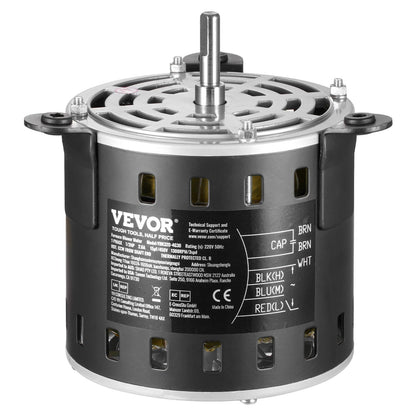 1/2 PS Ofenlüftermotor, 220 V, 2,6 A, 1300 U/min, 3 Geschwindigkeiten, 15 μF/450 V Kondensator