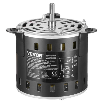 1/3 PS Ofenlüftermotor 220 V 1,95 A 1250 U/min 3-Gang 15 μF/450 V Kondensator