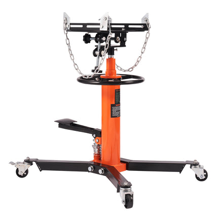 Getriebeheber, 1322 Pfund (600 kg) hydraulischer Teleskop-Getriebeheber, 32"-67" High-Lift-Bodenheberständer mit Fußpedal, 360°-Schwenkrad, hydraulischer Getriebeheber für Garage/Werkstatt