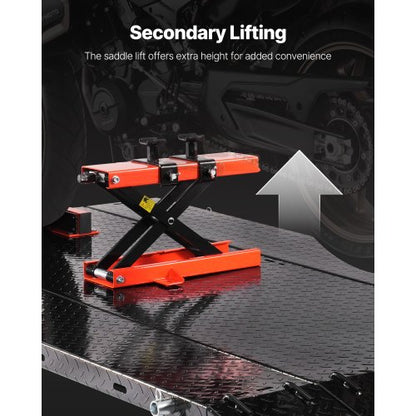 Motorradheber 1500lb Pneumatischer Motorradständer Abnehmbare Werkbank | EU