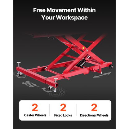 1000lbs hydraulisk domkraft för motorcykel, lyftstativ för dirt street-motorcykel, ATV |  EU