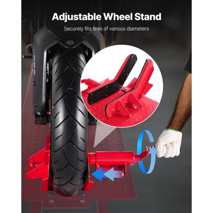 1000lbs hydraulisk domkraft för motorcykel, lyftstativ för dirt street-motorcykel, ATV |  EU