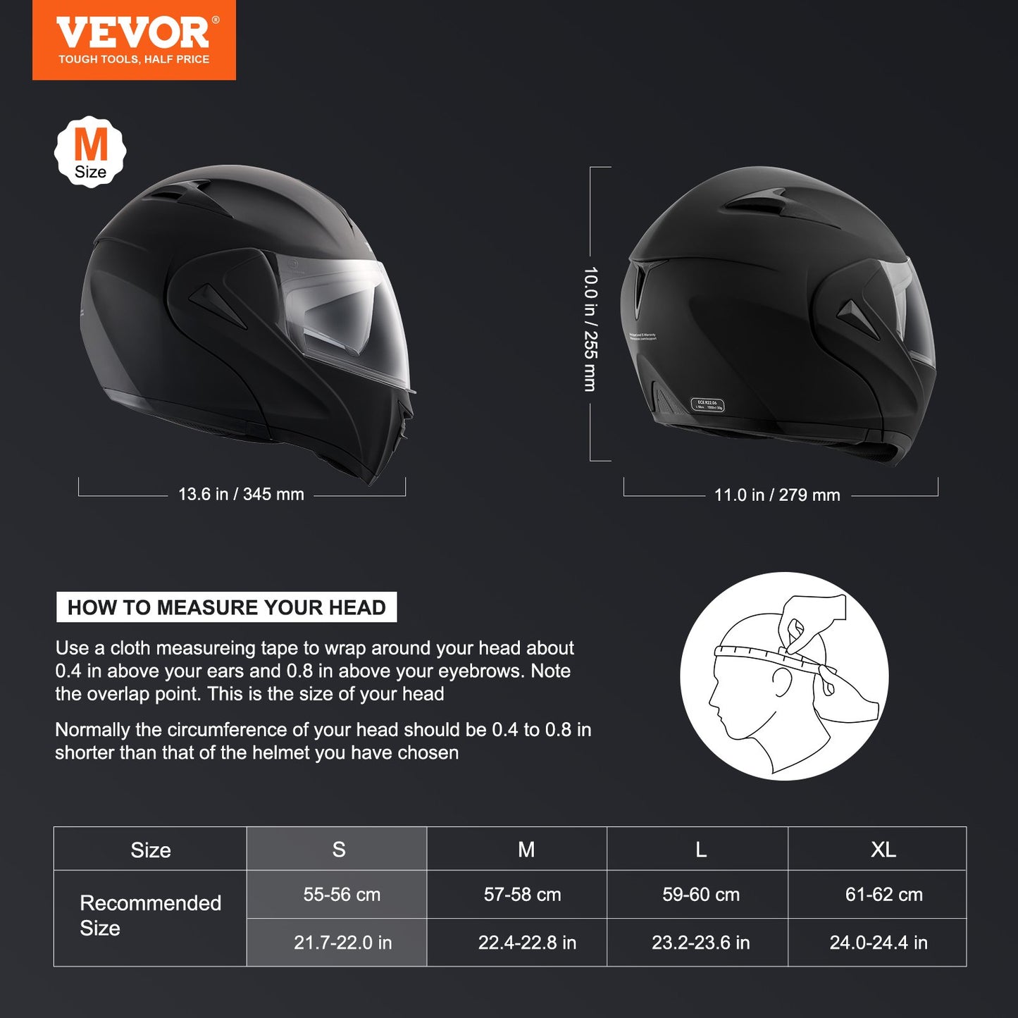Unmasked Motorradhelm Motocross Helm mit Bluetooth Slot