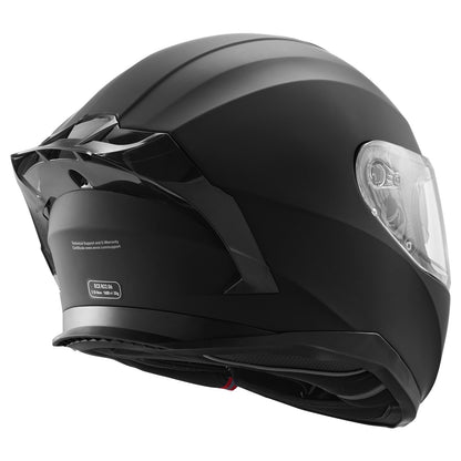 Full Face Motorcykelhjälm Motocrosshjälm med Bluetooth Slot