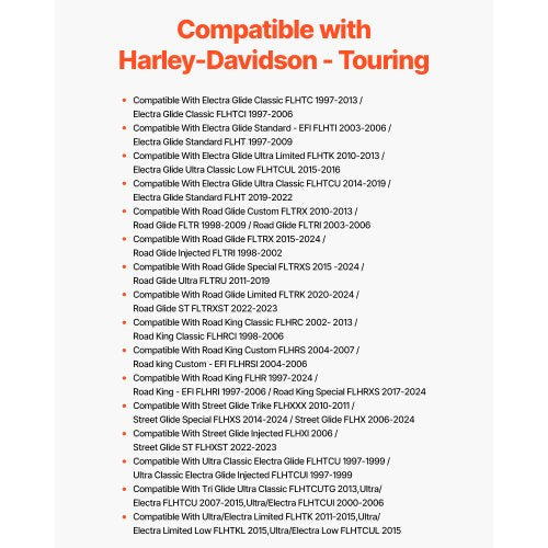 Motorrad Rückenlehne Sissy Bar für Harley-Davidson Touring 310mm | EU