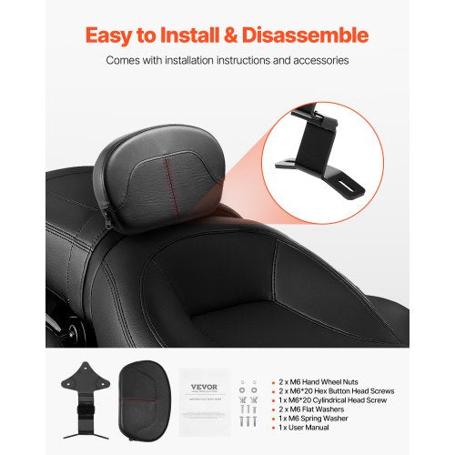 Motorrad Rückenlehne Sissy Bar für Harley-Davidson Touring 310mm | EU