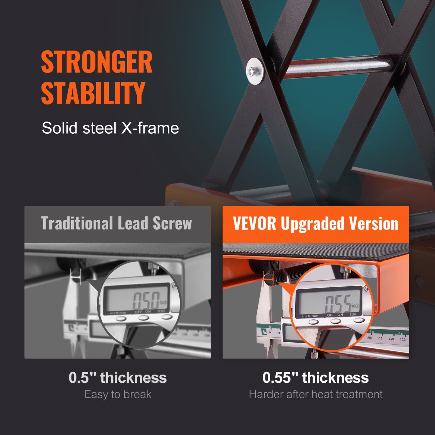 Motorrad-Scherenwagenheber, 1100 £, breiter Reifenheberständer für Geländefahrzeuge, Fahrräder