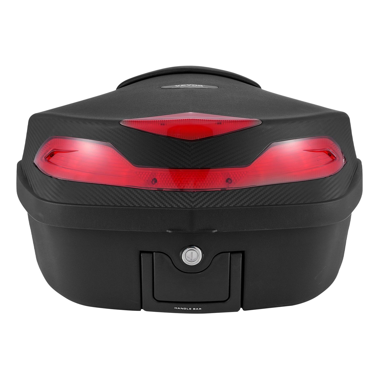 48L Motorcycle Top Case Universal Motorbike Tail with reflective panel