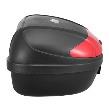 62L Motorcycle Top Case Universal Motorbike Tail with reflective panel