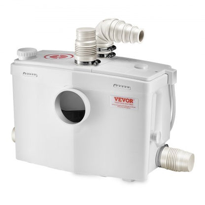 Zerhackerpumpe, 1200 W, 48 GPM Durchfluss, 33 Fuß Hubhöhe für Toilette, Kellerspüle | EU