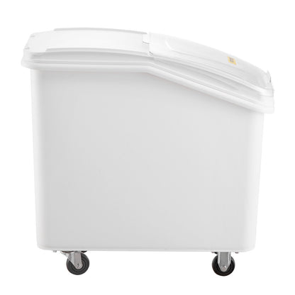 Rice Storage Container, 27Gallon/100L Capacity Large Dog Food Dispenser Bin, Kitchen Ingredient Grain Cereal Flour Bin, Pet food Containers with Wheels, Scoop, and Airtight Lid, 1 Pack