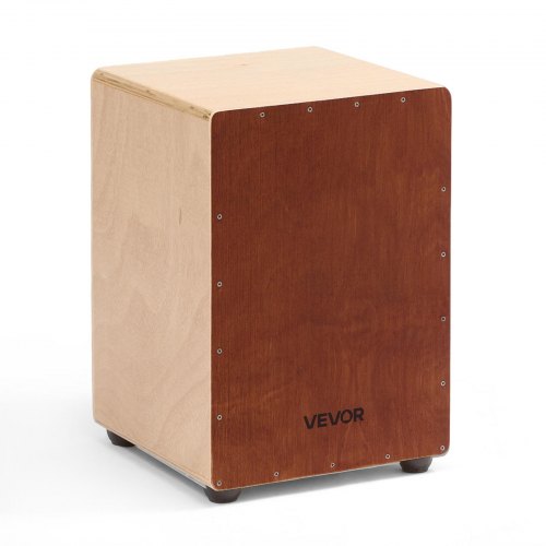 Cajon Box Drum Wooden Birch Wood Percussion Instrument with Snare Drum | EU