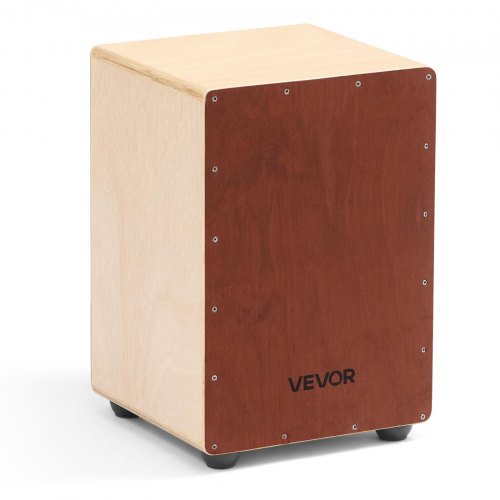 Cajon Box Drum Birch Wood Compact Percussion Instrument with Snare Drum | EU