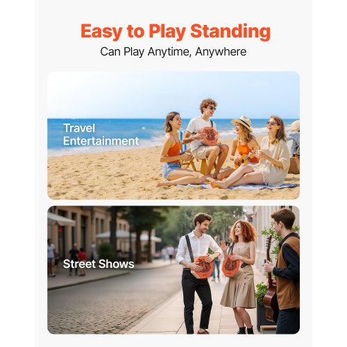 Einzigartiges Cajon-Box-Trommel-Percussion-Instrument aus Birkenholz mit Gitarrensaiten | EU