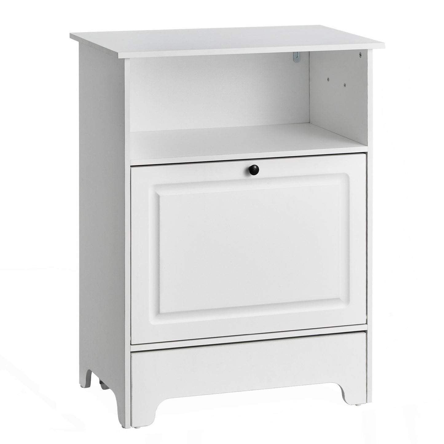 Pet Feeding Station with 2 Elevated Dog Bowls Dog Food and Toy Storage Cabinet