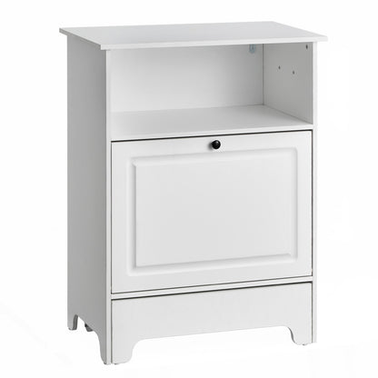 Pet Feeding Station with 2 Elevated Dog Bowls Dog Food and Toy Storage Cabinet