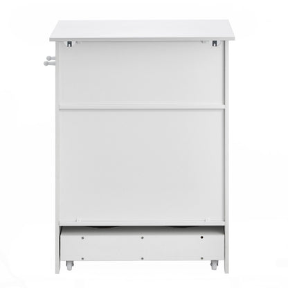 Pet Feeding Station with 2 Elevated Dog Bowls Dog Food and Toy Storage Cabinet