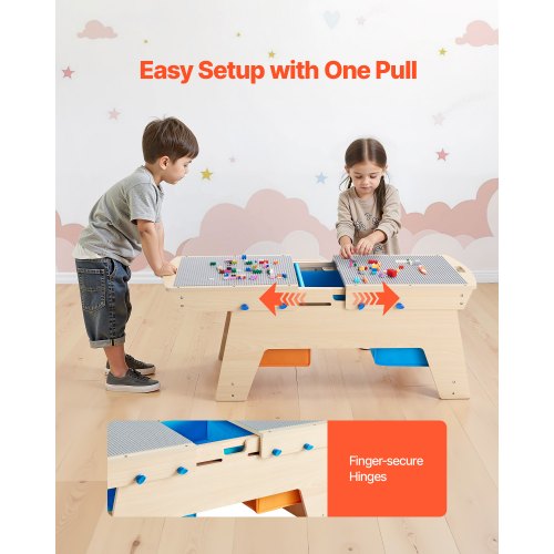 Aktivitetsbord för barn Multifunktionellt aktivitetsbord med 200 klossar |  EU