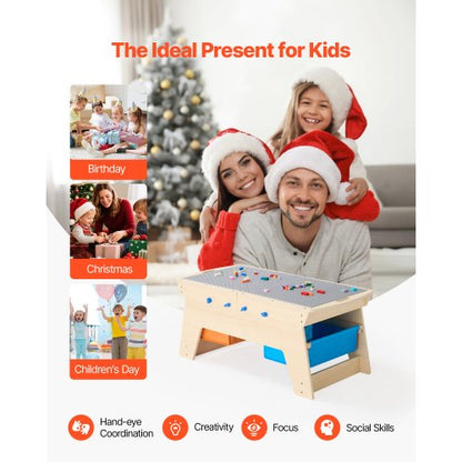 Aktivitetsbord för barn Multifunktionellt aktivitetsbord med 200 klossar |  EU