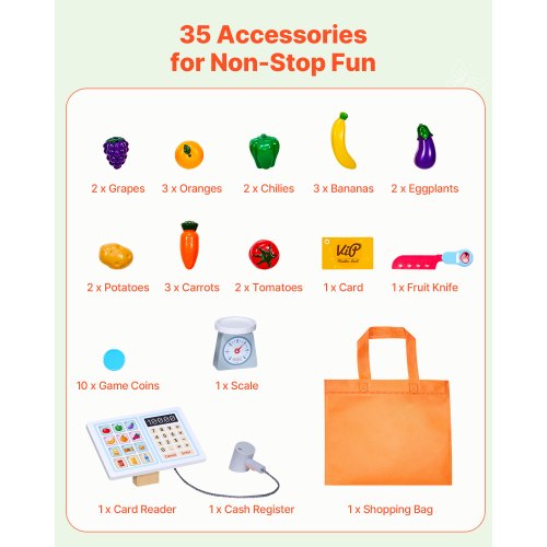 Holz-Puppentheater 2-in-1 wendbarer Kaufladen Kinderspiel-Marktstand