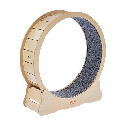 Cat Träningshjul 43,3" Stort Cat löpbandshjul för innekatter Gul