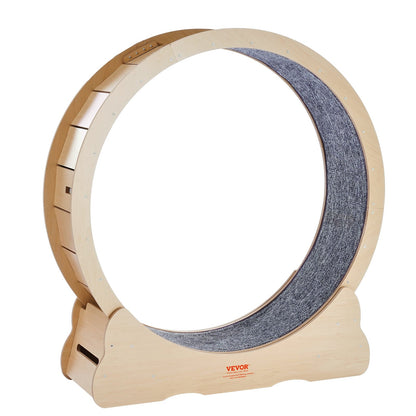 Cat Träningshjul 43,3" Stort Cat löpbandshjul för innekatter Gul