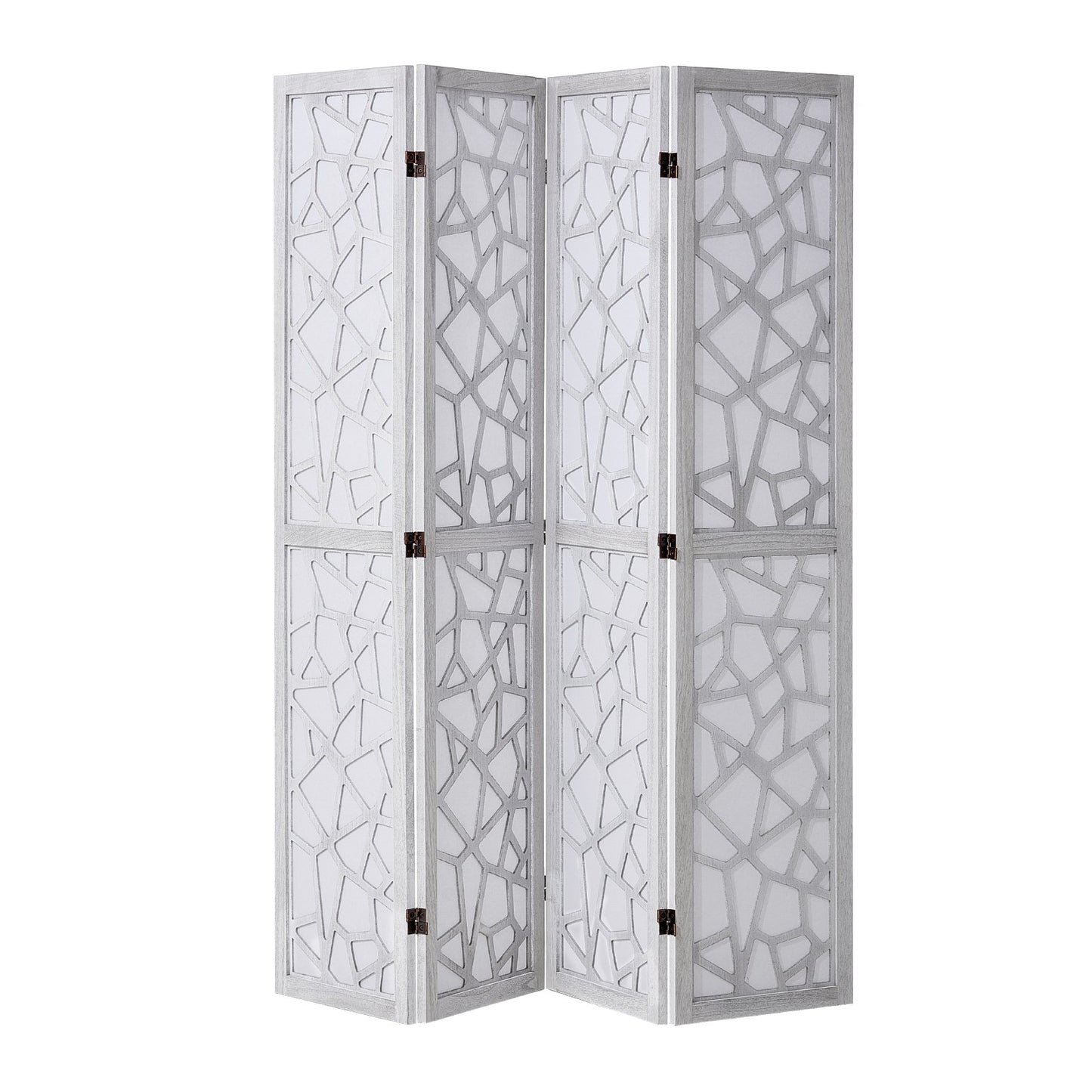 Wood Room Divider Wooden Screen 4 Panel Room Separation Privacy Screen