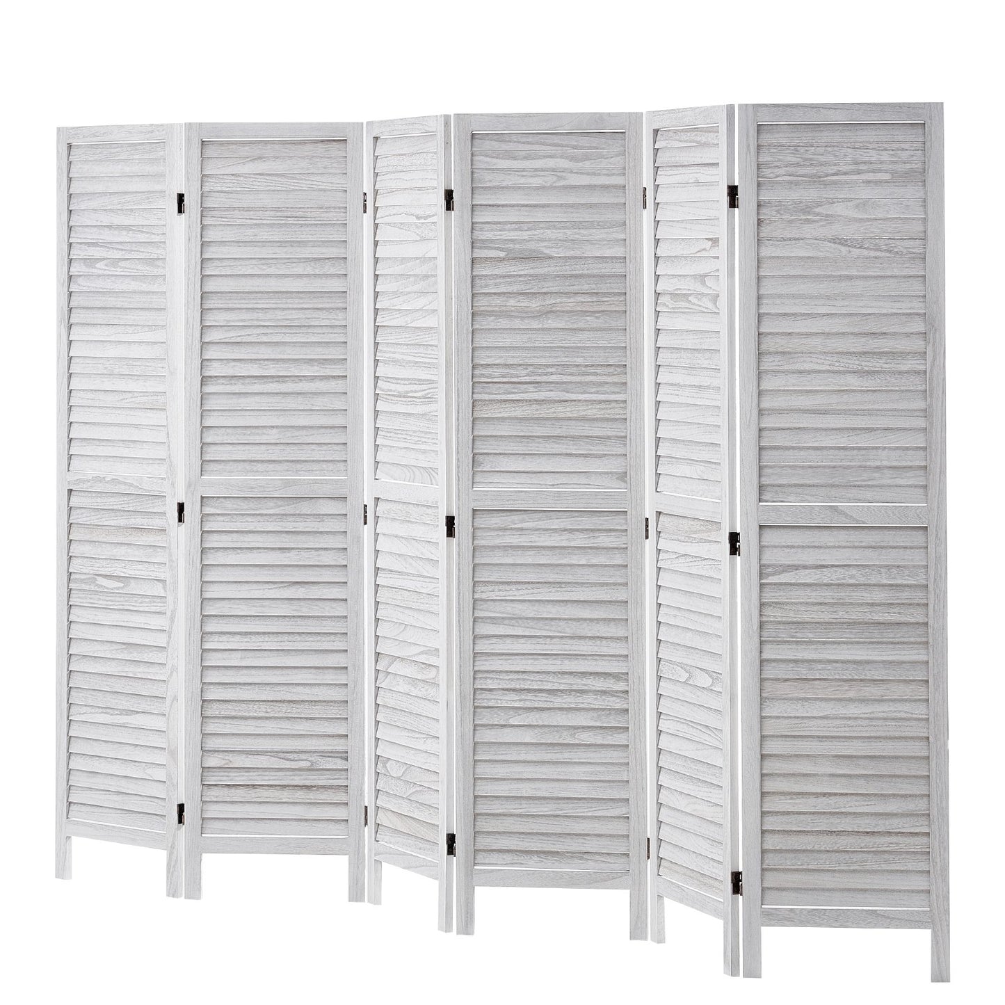 Wood Room Divider Wood Privacy Screen 6 Panel Room Divider