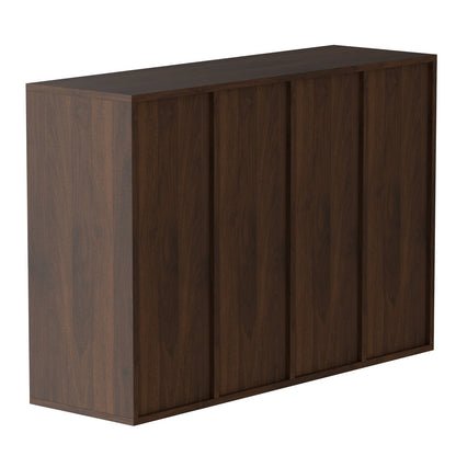 Litteraturorganisatorer, 36 fack kontorsbrevlåda med justerbara hyllor, trälitteratursorterare 39,3x12x26,8 tum för kontor, hem, klassrum, postrumsorganisation, EPA-certifierad brun