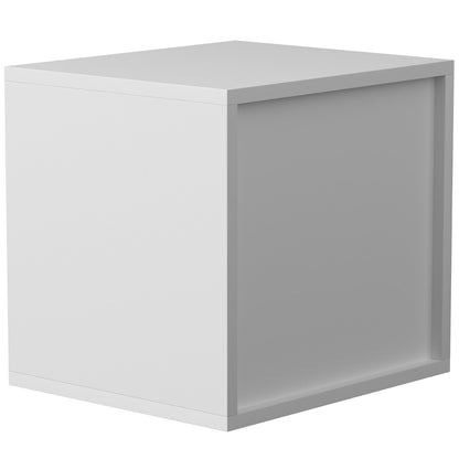 Litteraturorganisatorer, 5 fack kontorsbrevlåda med justerbara hyllor, trälitteratursorterare 13,9x12x13 tum för kontor, hem, klassrum, postrumsorganisation, EPA-certifierad, vit