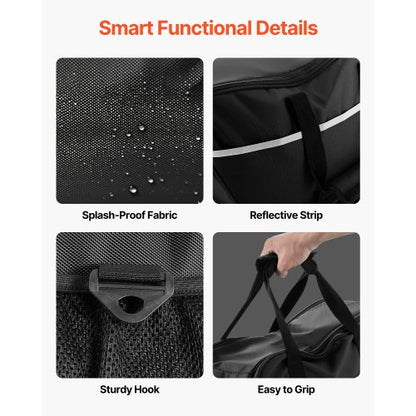 Motorcykel Sadelväska Innerväska, 18 L Insatsförvaring Resebagageväska Organizer, Kompatibel med Harley Davidson 1993-2022 Touring Road/Street Glide/Electra Glide/Road King Sadelväska, Svart |  EU