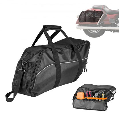 Motorcykel Sadelväska Innerväska, 18 L Insatsförvaring Resebagageväska Organizer, Kompatibel med Harley Davidson 1993-2022 Touring Road/Street Glide/Electra Glide/Road King Sadelväska, Svart |  EU