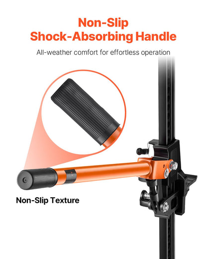 Farm Jack, 34" Utility High Lift Farm Jack, 3.18 Ton (7,000 lbs) Capacity Ratcheting Off Road Utility Jacks, Heavy-Duty Lift Jacks with 5.12"-28" Lifting Range for Tractor, Truck, SUV