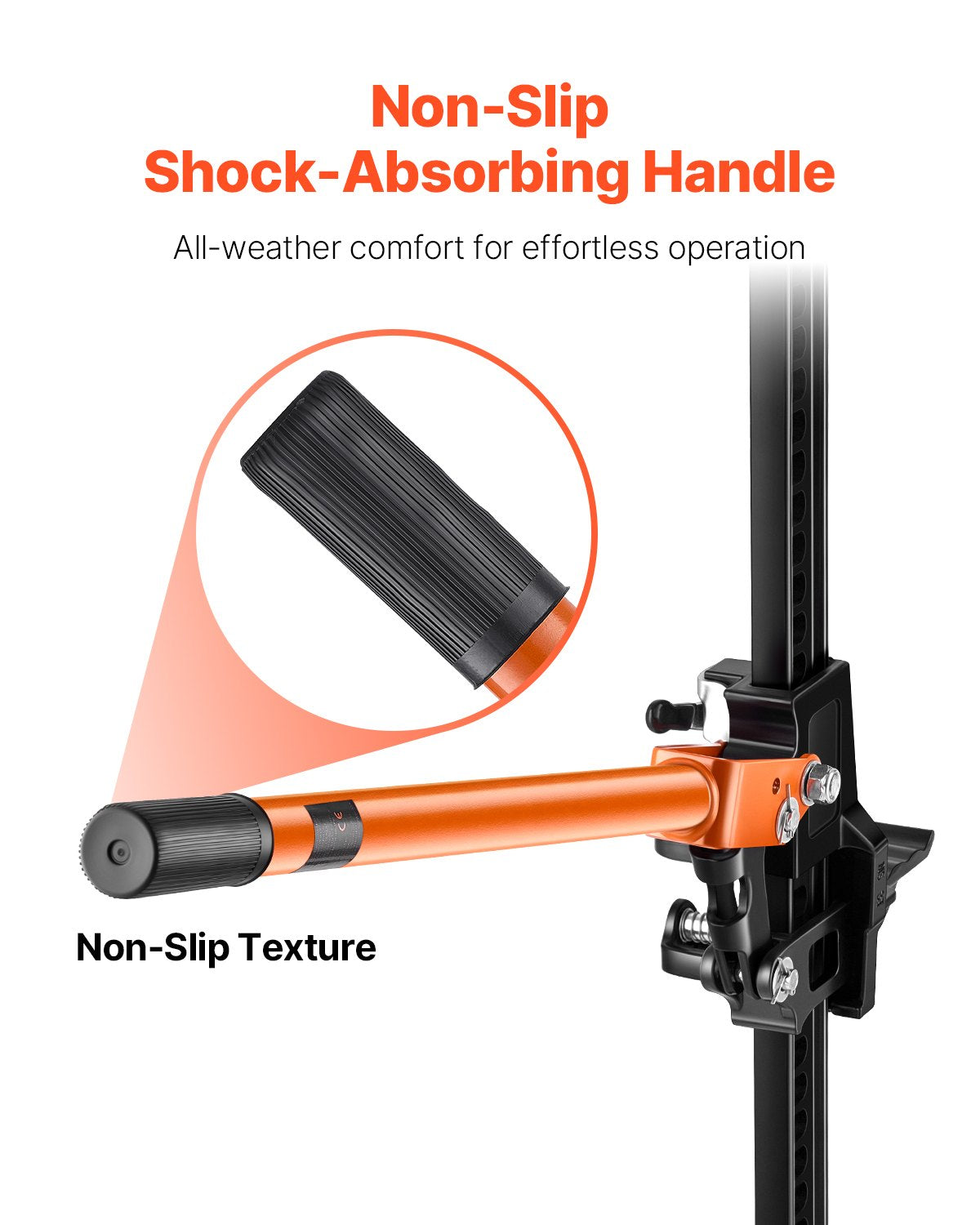 Farm Jack with Base, 60" Utility High Lift Farm Jack, 3.18 Ton (7,000 lbs) Capacity Ratcheting Off Road Utility Jacks, Heavy-Duty Lift Jacks with 5.12"-54.33" Lifting Range for Tractor, Truck, SUV
