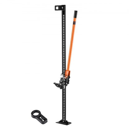 Farm Jack, 60" Utility High Lift Farm Jack, 3.18 Ton (7,000 lbs) Capacity Ratcheting Off Road Utility Jacks, Heavy-Duty Lift Jacks with 5.12"-54.33" Lifting Range for Tractor, Truck, SUV