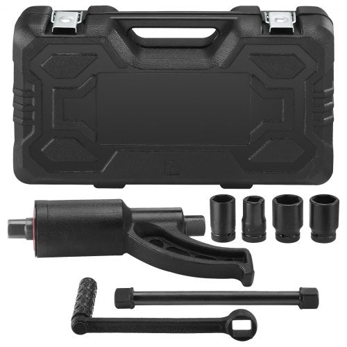 Torque Multiplier, Heavy Duty Torque Multiplier Wrench Set, 1 Inch Drive Lug Nut Wrench Torque Multiplier, 1:58 4800N.m Lug Nut Remover, with 4 Sockets and Storage Case for Truck Trailer RV
