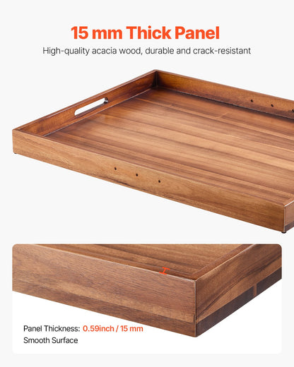 Noodle Board Stove Cover, Stove Top Cover Board for Gas Burner & Electric Stove, Acacia Wood Cutting Board with Built-in Handles, RV Stovetop Cover/ Kitchen Sink Cover for Counter Space & Tray