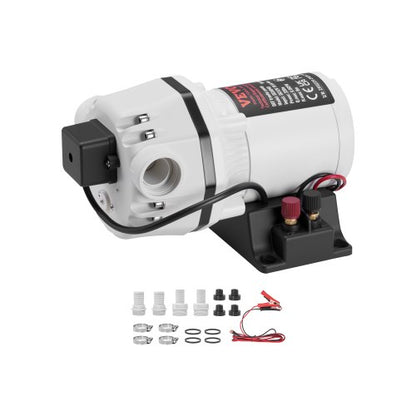 DEF Transfer Pump, 9 GPM, Diaphragm Irrigation Self Priming Electric Water Pump for Diesel Exhaust Fluid Automotive Urea Oil, DC 12V, 230W, 26.25 ft Lift, for Liquid Transportation Refueling