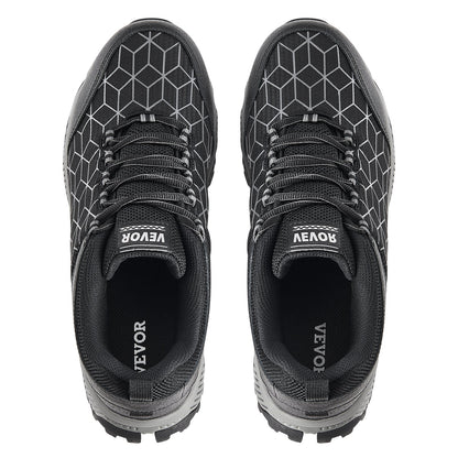 Steel Toe Skor för män US storlek 10 Athletic Work Shoe Sneakers Svarta