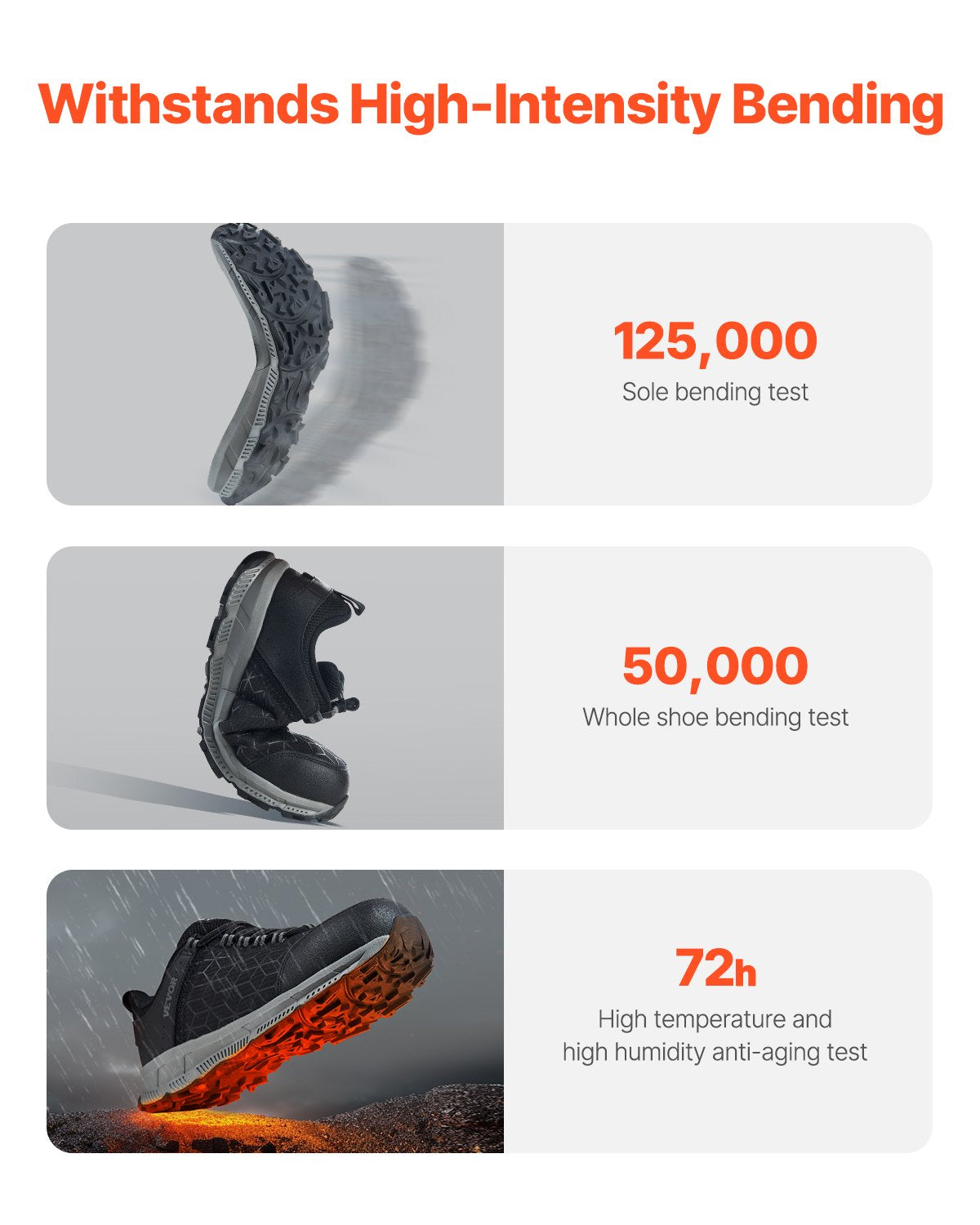 Stahlkappen-Schuhe für Herren, US-Größe 9, breit, sportlich, Arbeitsschuhe, Sneakers, Schwarz