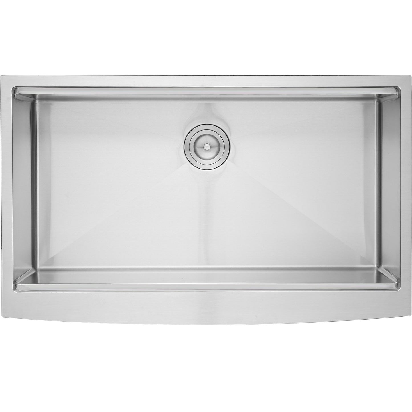 Farmhouse Sink, 304 Stainless Steel Undermount Sinks, Top Mount Single Bowl Sink with Ledge and Accessories, Household Sinks for Workstation, Prep Kitchen and Bar Counter, 30 Inch