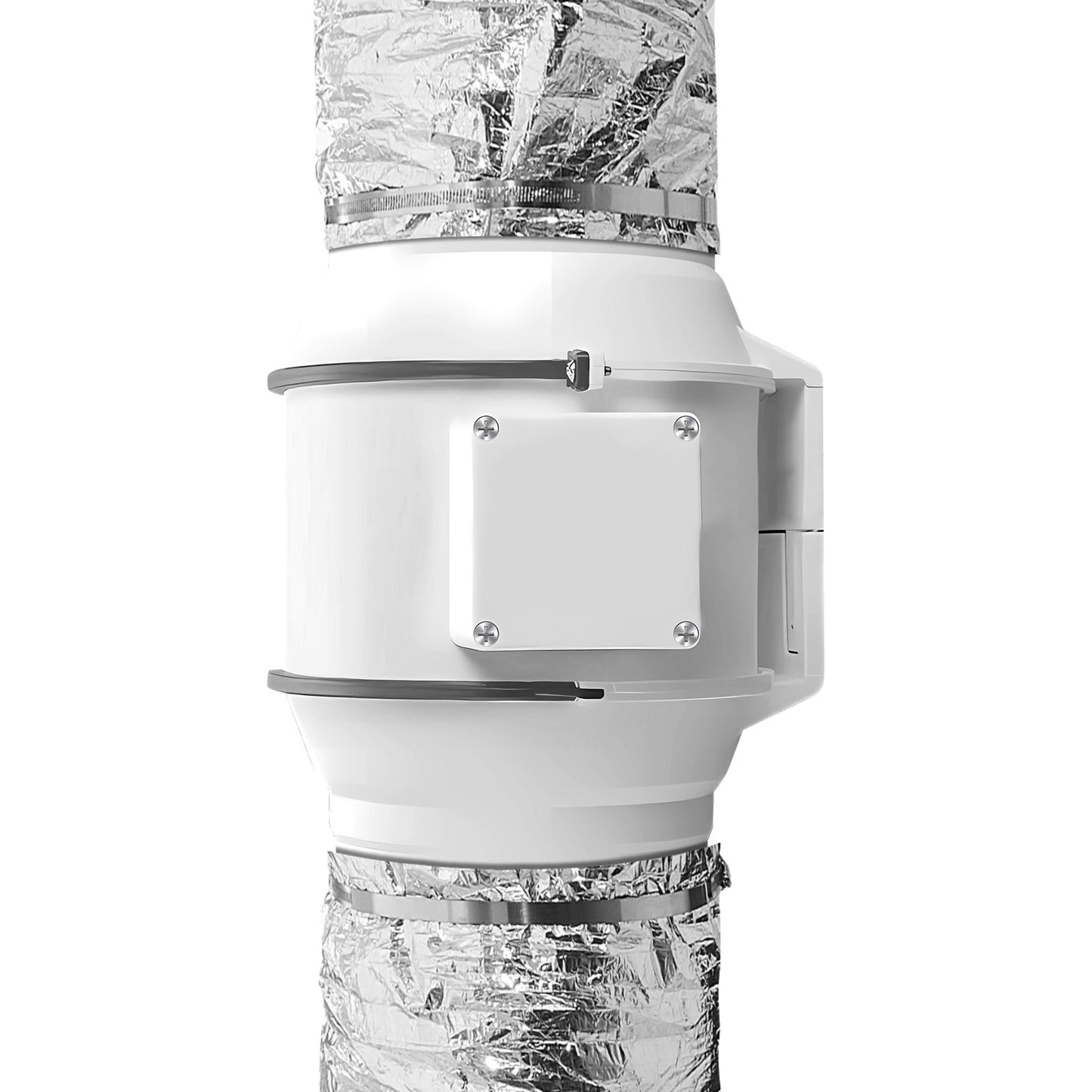 Dryer Vent Hose, 127mm Insulated Flexible Duct 7.62M Long with 2 Duct Clamps, Heavy Duty Triple Layer Protection for HVAC Heating Cooling Ventilation and Exhaust, R-4.2 Flame Resistance Rating