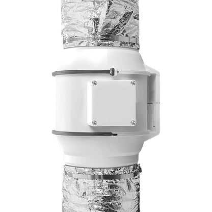 Dryer Vent Hose, 152.4 MM Insulated Flexible Duct 7.62 M Long with 2 Duct Clamps, Heavy Duty Triple Layer Protection for HVAC Heating Cooling Ventilation and Exhaust, R-4.2 Flame Retardant Rating