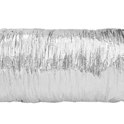 Dryer Vent Hose, 152.4 MM Insulated Flexible Duct 7.62 M Long with 2 Duct Clamps, Heavy Duty Triple Layer Protection for HVAC Heating Cooling Ventilation and Exhaust, R-4.2 Flame Retardant Rating